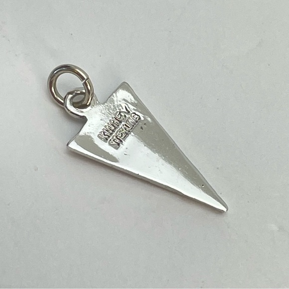 STERLING Silver Travel Places Charm Pendant Signed - Picture 4 of 7